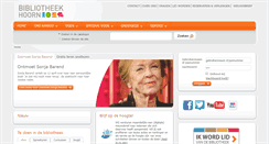 Desktop Screenshot of bibliotheekhoorn.nl