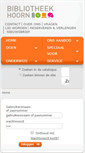 Mobile Screenshot of bibliotheekhoorn.nl